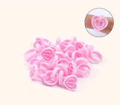Double Heart-Shaped Blooming Glue Cup (100pieces/pack)