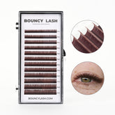 Dark Brown Premium Lashes Colored Volume Eyelash Extensions