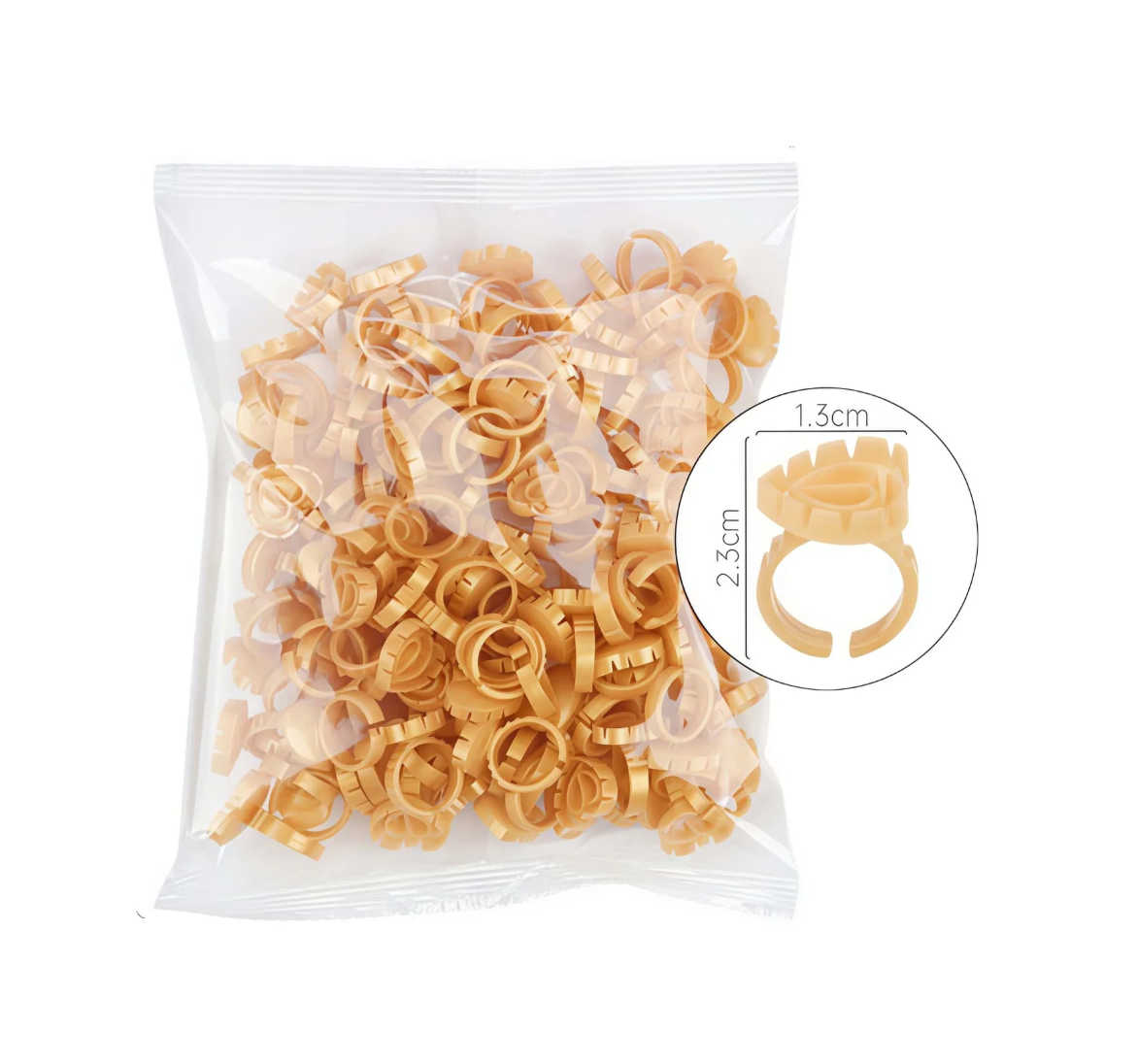 BouncyLash Disposable Blooming Ring (100pcs)