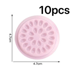 BouncyLash Flower-Shaped Glue Pallet – 28 Wells for Maximum Efficiency