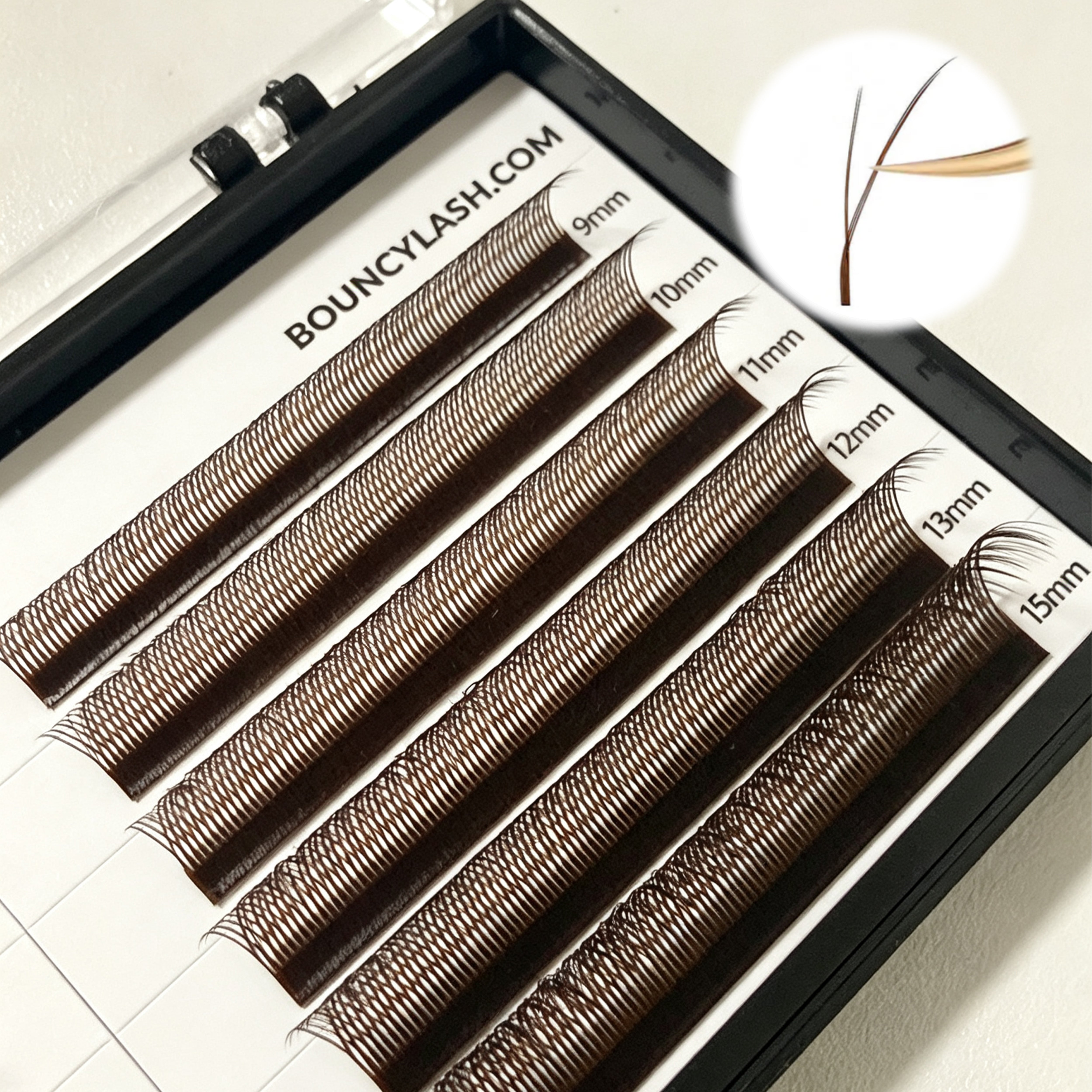 Dark Brown Kitten YY Lashes