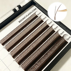 Dark Brown Kitten YY Lashes